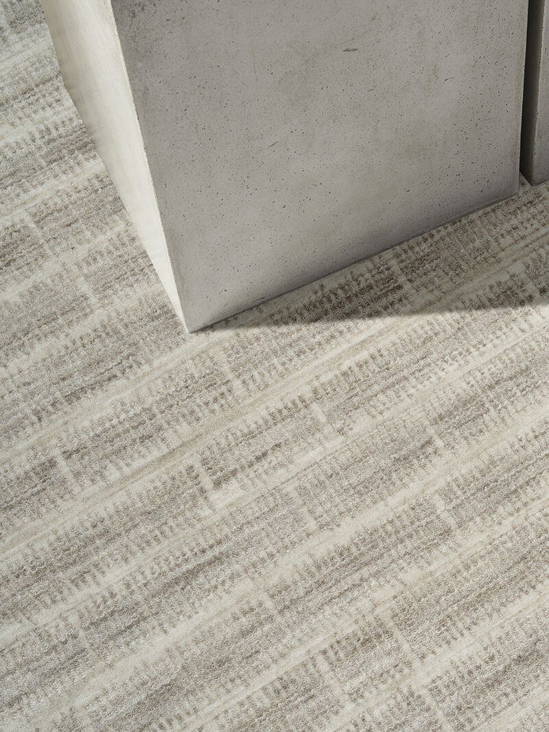 CK079 Notes NOT04 Ivory/Gray 5'3" x 7'3" Rug