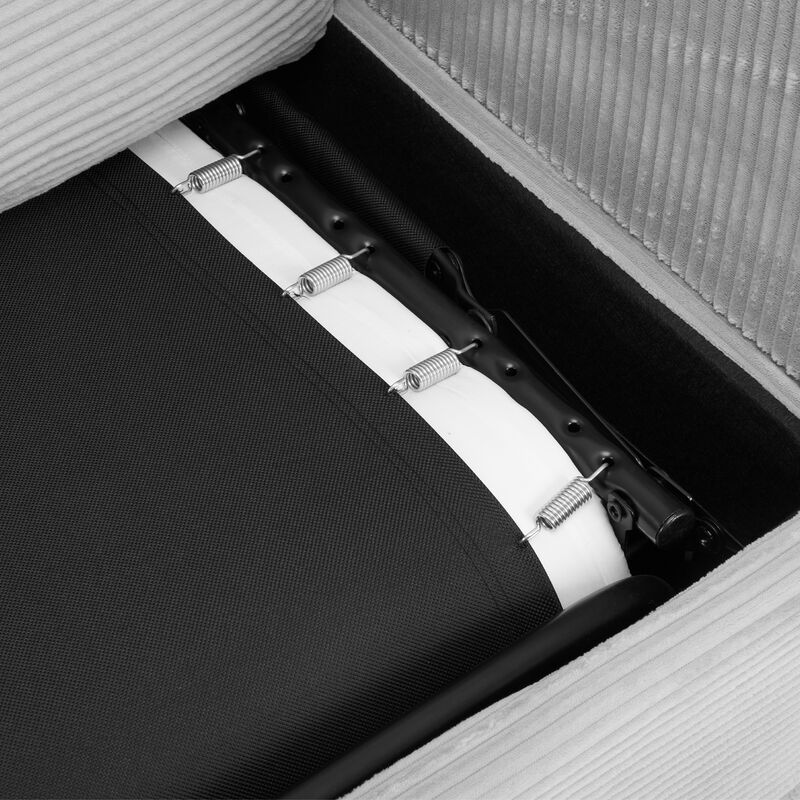 Merax  Corduroy Sleeper Sofa Loveseat Sofa with Mattress