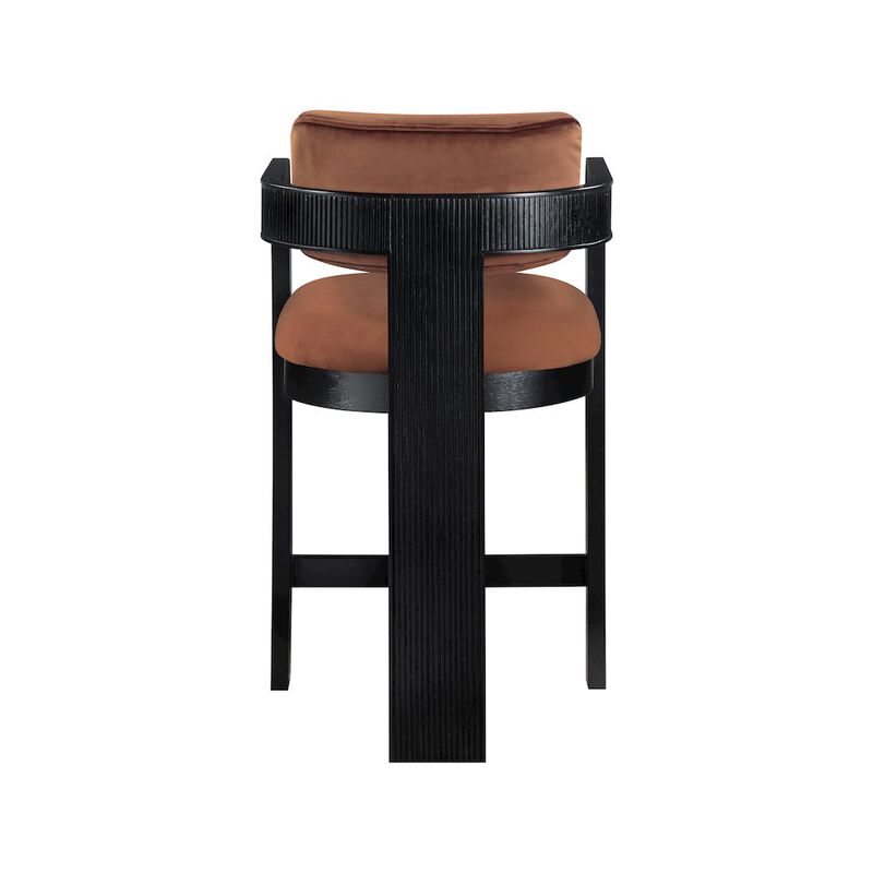 Meridian Furniture Sacha Velvet Stool
