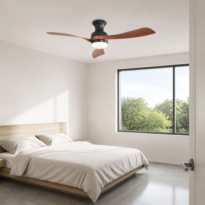 52" Ceiling Fan with Dimmable LED Light, Reversible DC Motor and Remote Control image number 3