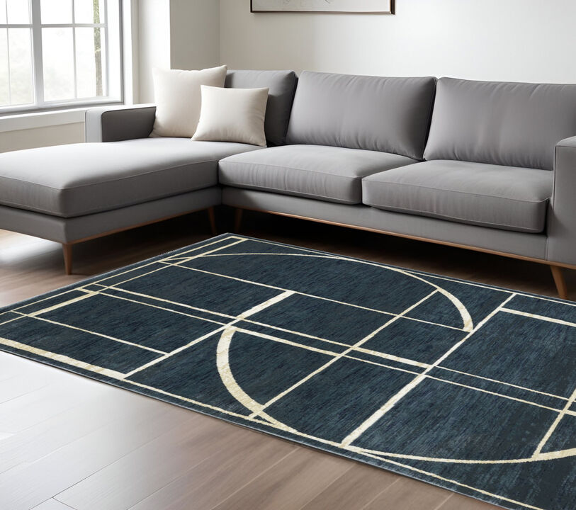 HomeRoots Geometric Area Rug