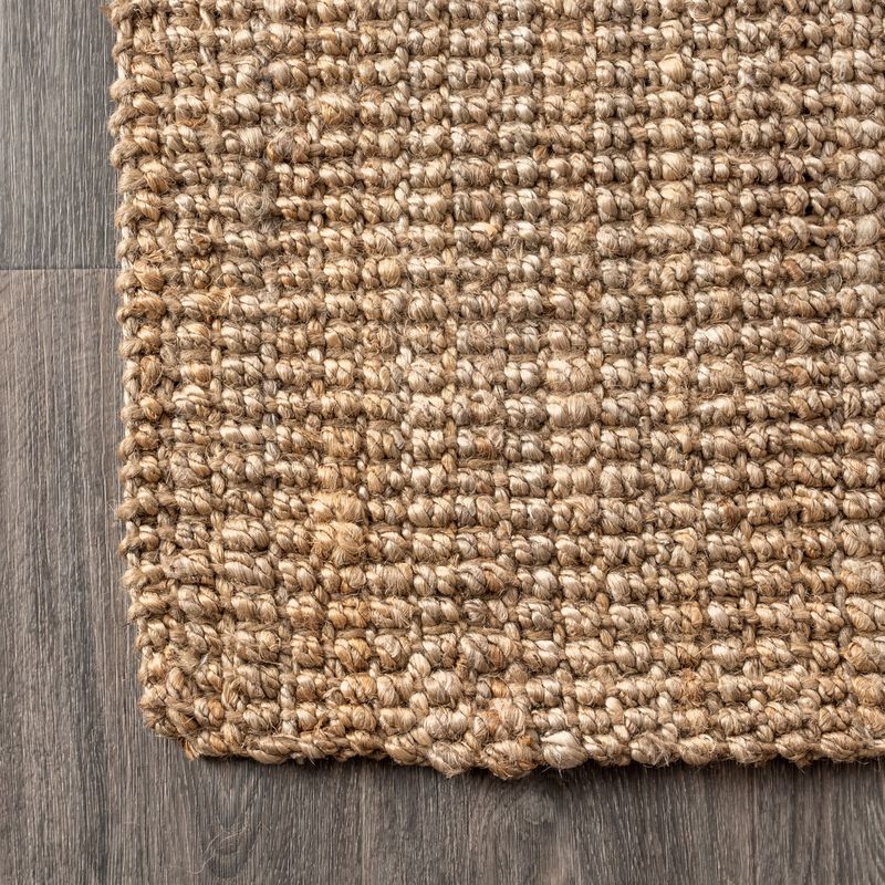 Pata Hand Woven Chunky Jute Area Rug