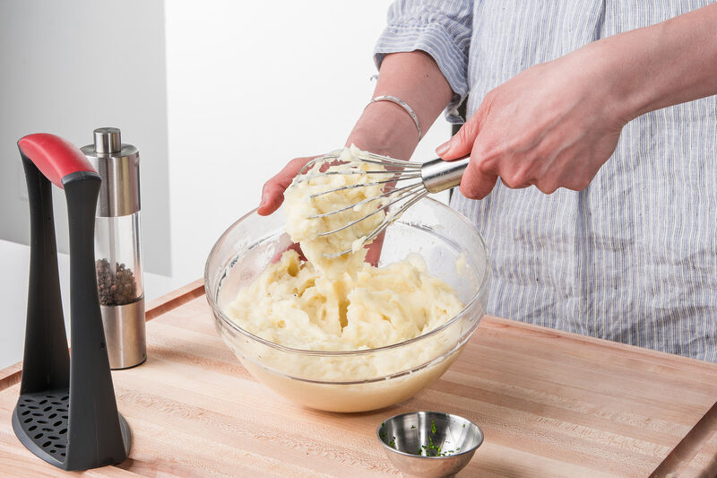 Cuisipro 8 Inch Stainless Steel Balloon Whisk Ball Solid Handle