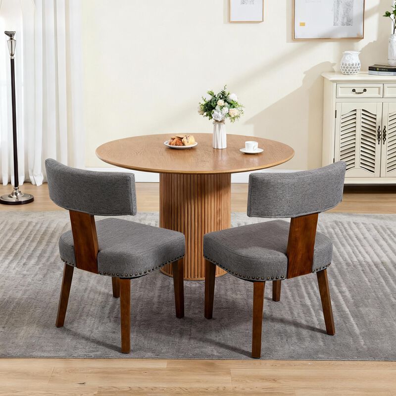 Merax Mid-Century Modern Dining Room Chairs Set of 2