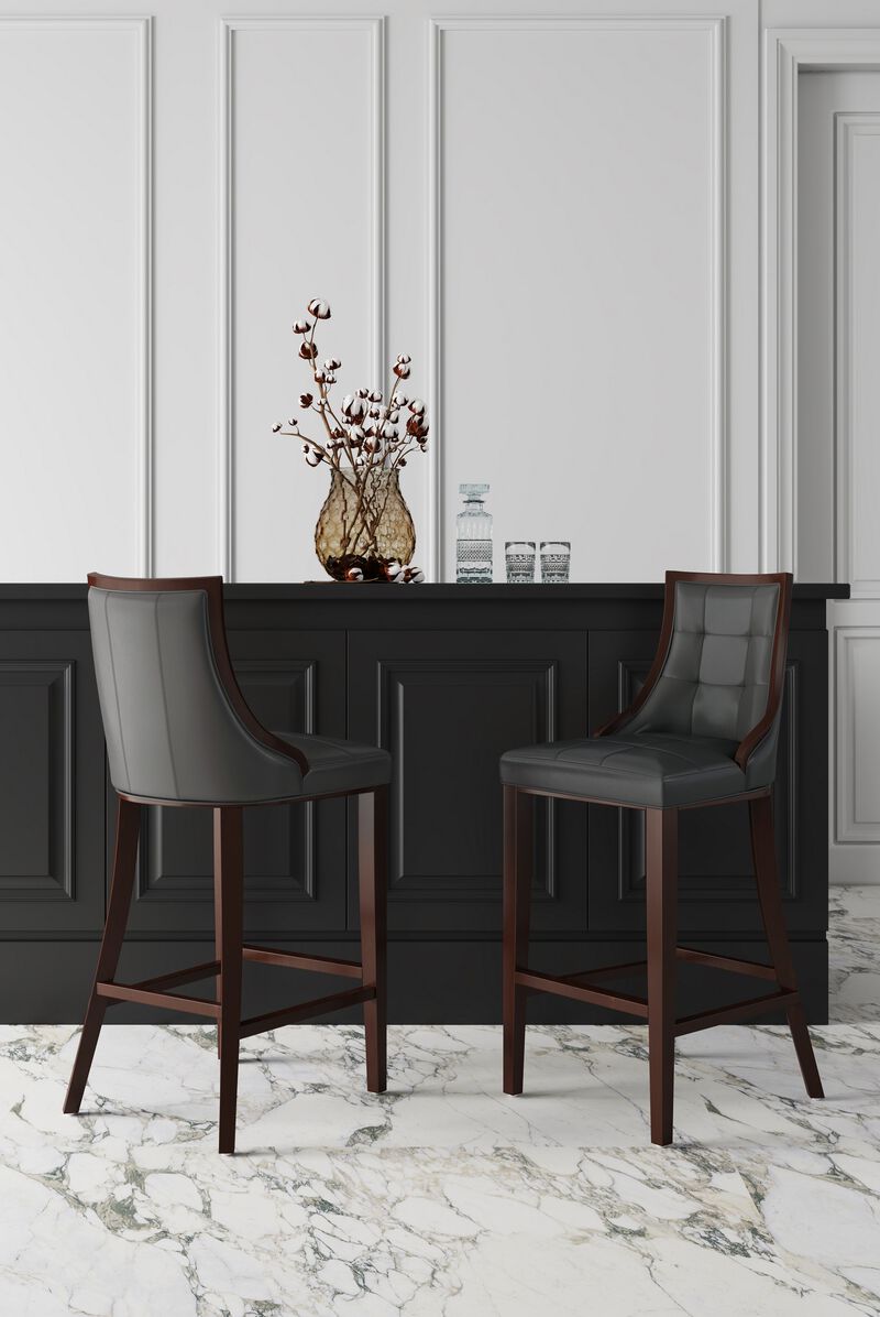 Fifth Avenue Dark Gray Barstools (Set of 2)