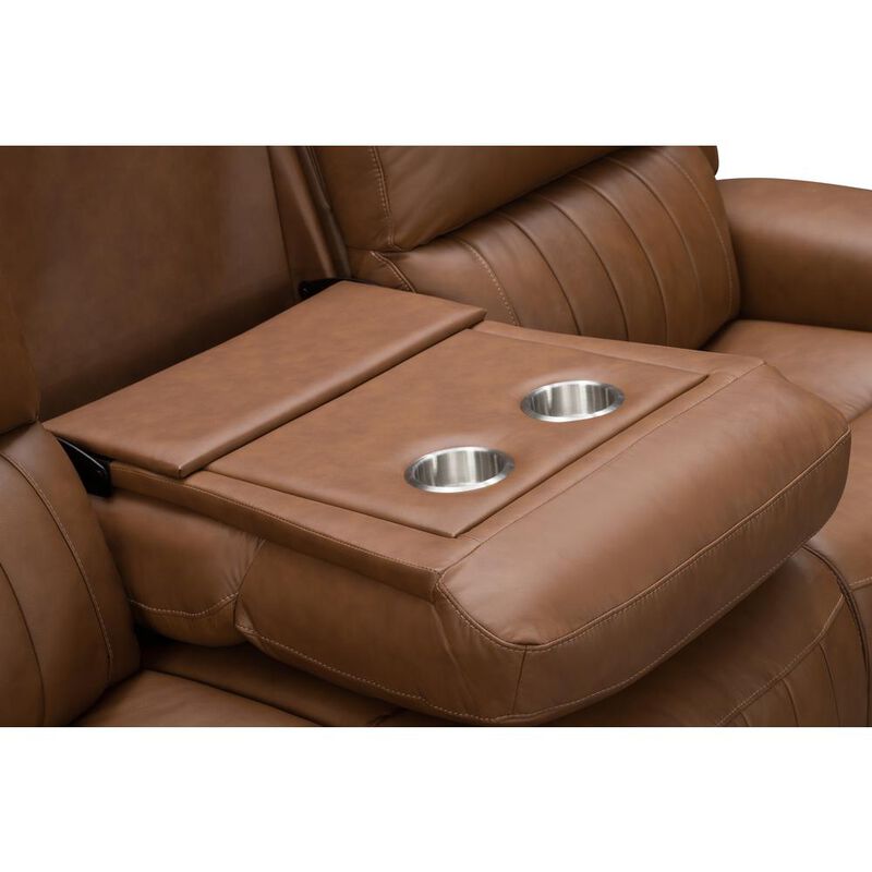 Barcalounger Sofa w/Power Head Rests, Power Lumbar & Drop Down Table w/2 Cup Holders