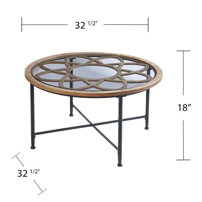 Selena Round Cocktail Table