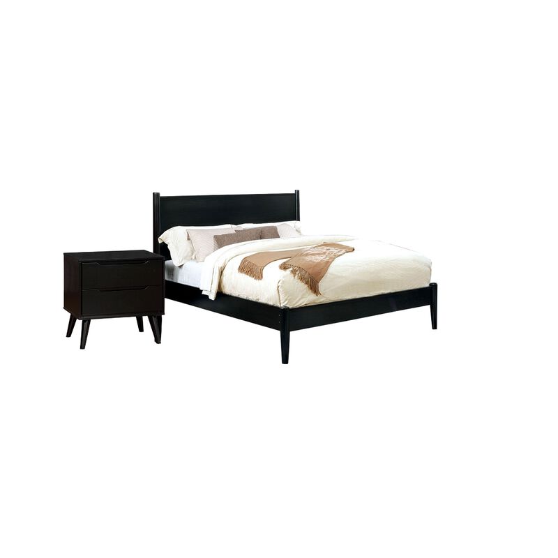Bedroom Set, Wood &ndash; 2 Piece Set with Nightstand image number 0