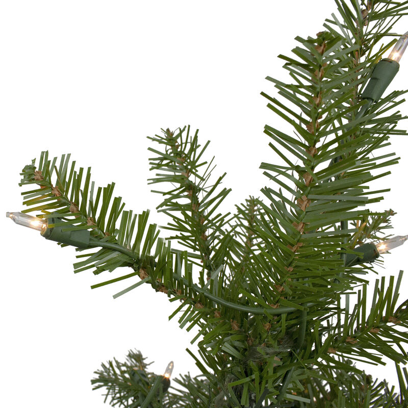 10' Pre-Lit Green Medium Northern Pine Artificial Christmas Tree - Clear Lights