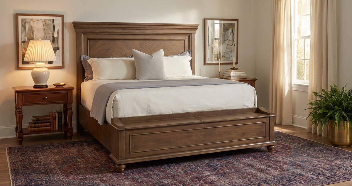 Waynely King Storage Bed