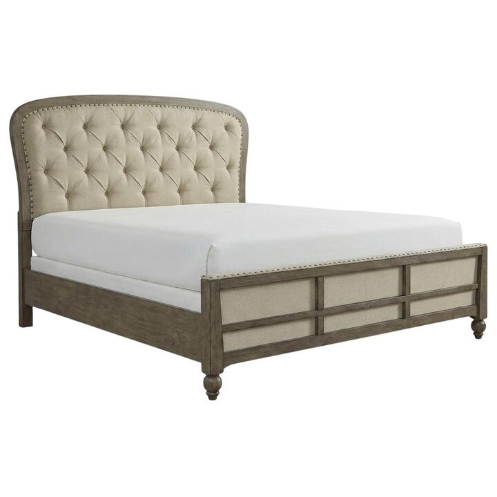 Liberty Furniture Americana Farmhouse King Shelter Bed, Dresser & Mirror, Chest, Night Stand