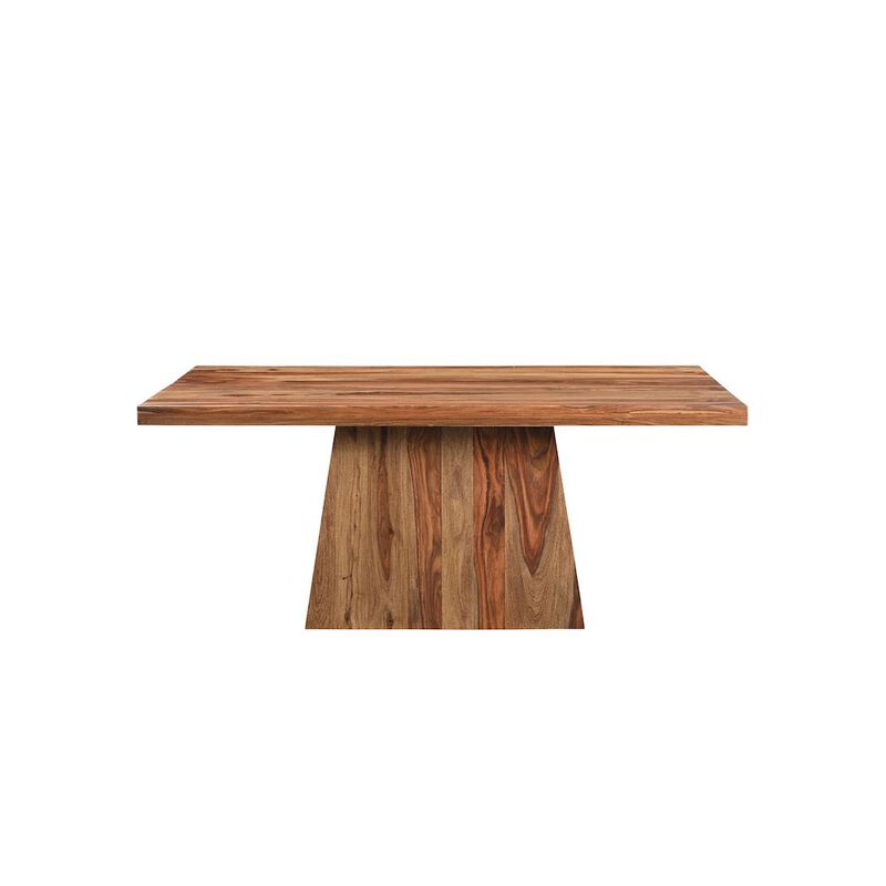Taran Designs Marin 75 Solid Wood Pedestal Dining Table