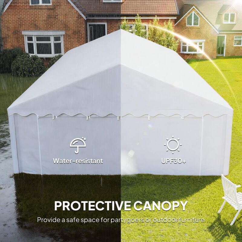Hivvago 20x40 Event Canopy Tent with 12 Windows image number 6