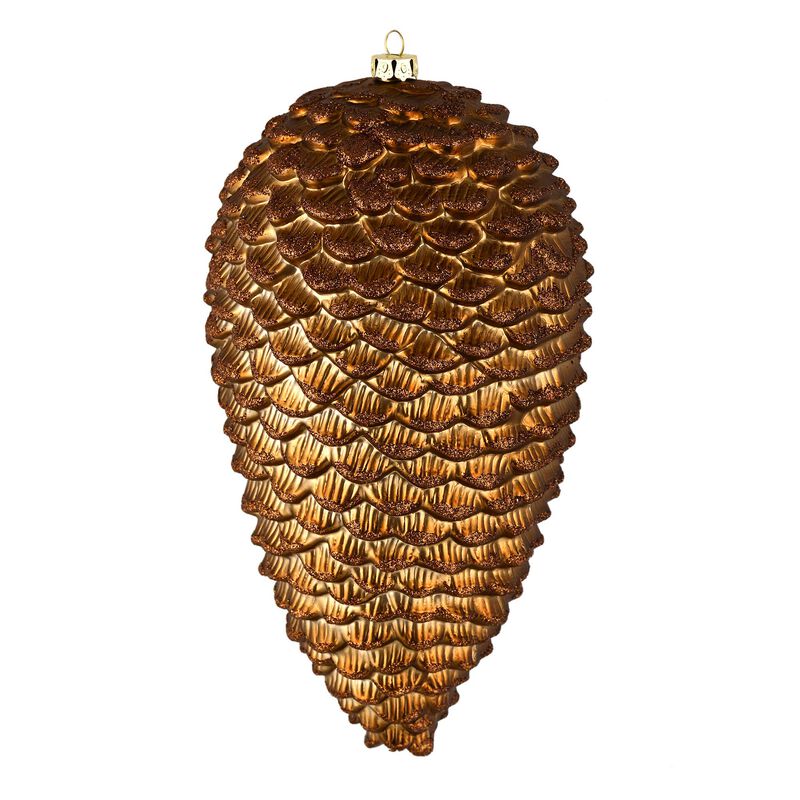 Vickerman Mocha Pinecone Ornament image number 0