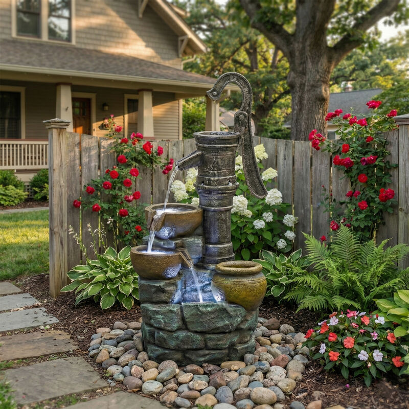 Large Outdoor Fountains for Patio Yards Outdoor Gardens image number 2