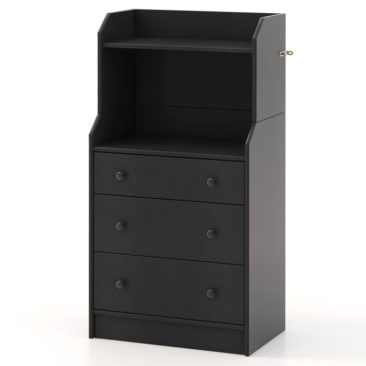 Modern Storage Dresser with Anti-toppling Device