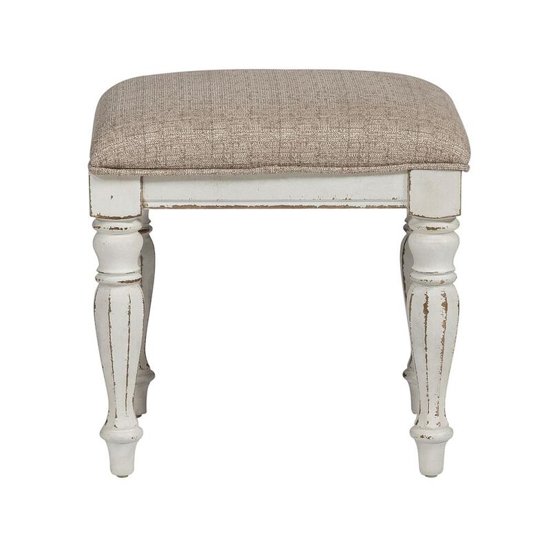 Liberty Furniture Magnolia Manor 3 Piece Vanity Set in Antique White image number 4