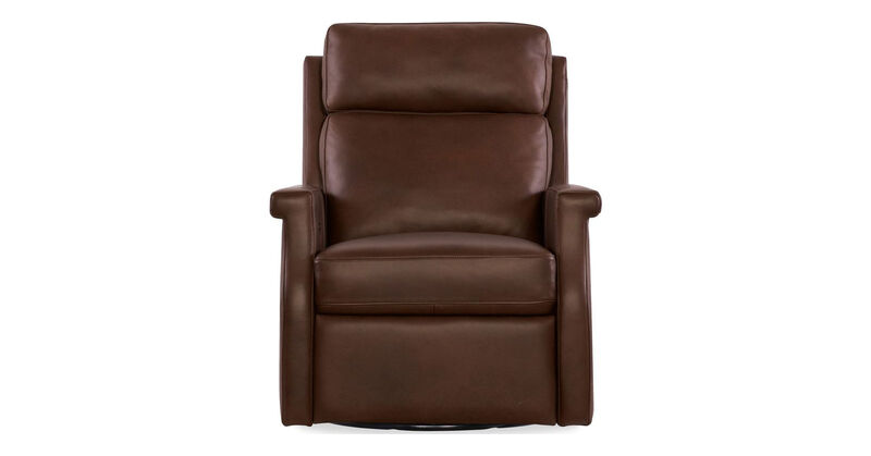 Kaufman Swivel Power Recliner with Pop-Up Headrest image number 0