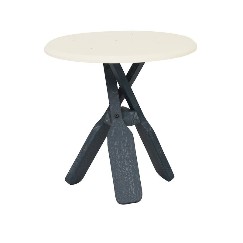 Linon Omar Side Table Blue image number 6