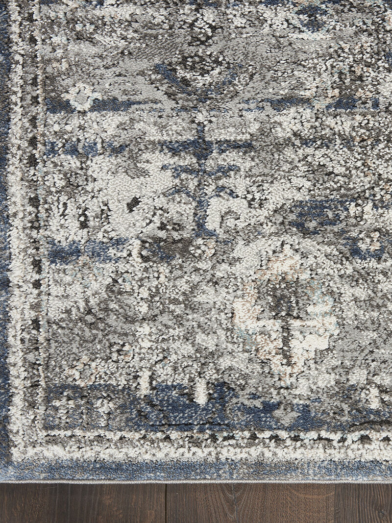 American Manor AMR02 Blue 3'11" x 5'11" Rug