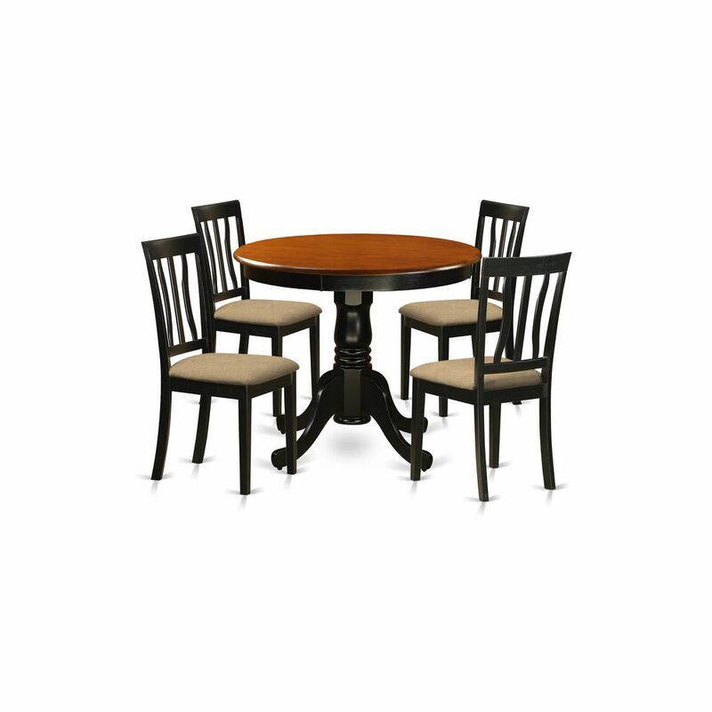 5 Pc Kitchen Table set-small Kitchen Table and 4 Kitchen Dining Chairs