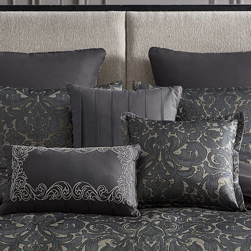 Metallic Damask 10 pc King