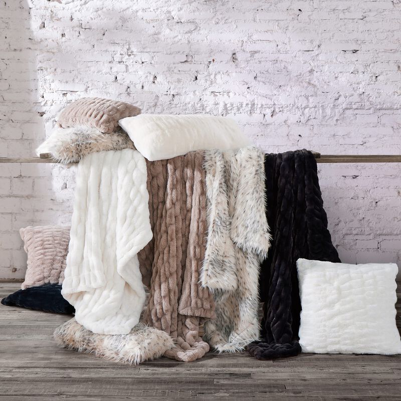 Ermine Double-Sided Oversized Throw image number 1