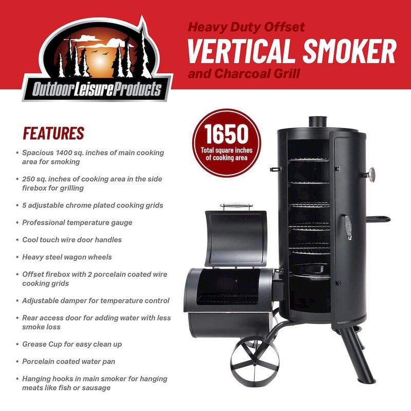 Multi Level Vertical Smoker and Grill image number 3