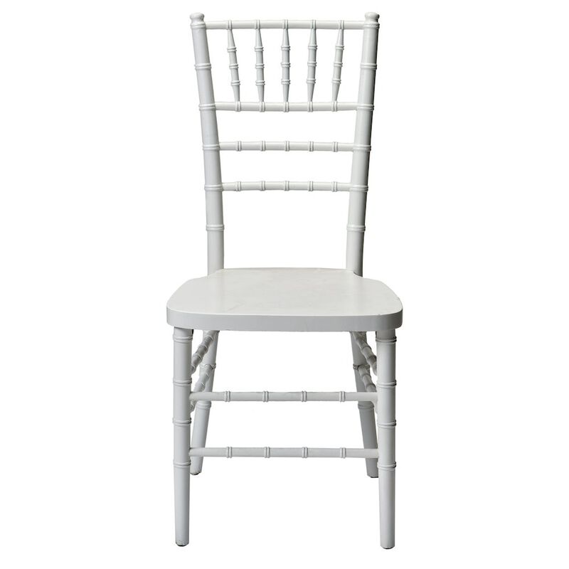 Commerical Seating Products European White Wood Dining Chairs