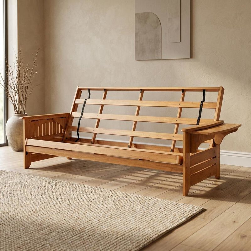 Futon with Frame and Seating for Living Rooms image number 4