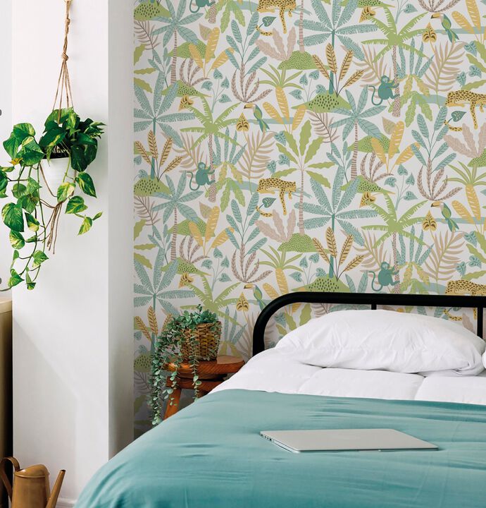 Bambino Jungly Green Wallpaper 286-4