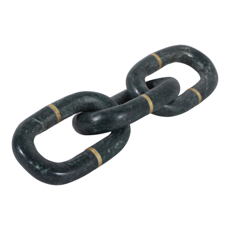 Marble Chain W/ Brass Inlay image number 1