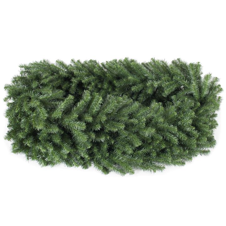 Vickerman 50' x 14'' Douglas Fir Artificial Christmas Garland - Unlit - Faux Fir Christmas Garland - Seasonal Indoor Home Decor - Reliable and Durable - Garland for Mantel or Staircase