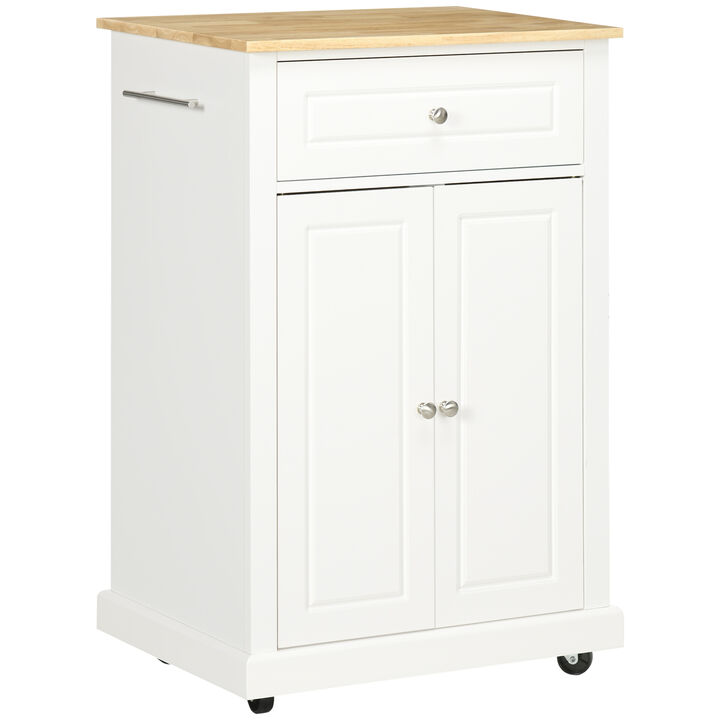 Hivvago Multi-Functional Kitchen Cart with Drawer and Towel Racks