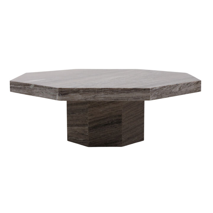 Geo Shaped Marble Coffee Table