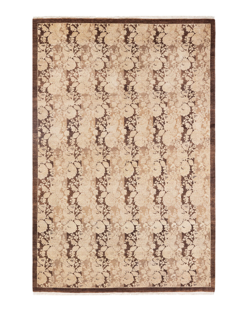 Mogul, One-of-a-Kind Hand-Knotted Area Rug  - Brown, 5' 2" x 7' 10"