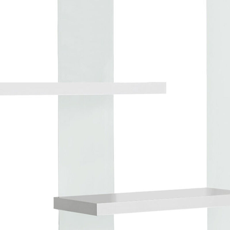 Four-Tier Etagere Bookcase with Open Shelves for Storage and Display image number 2