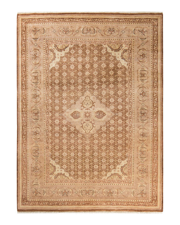 Mogul, One-of-a-Kind Hand-Knotted Area Rug  - Yellow, 6' 1" x 8' 6"