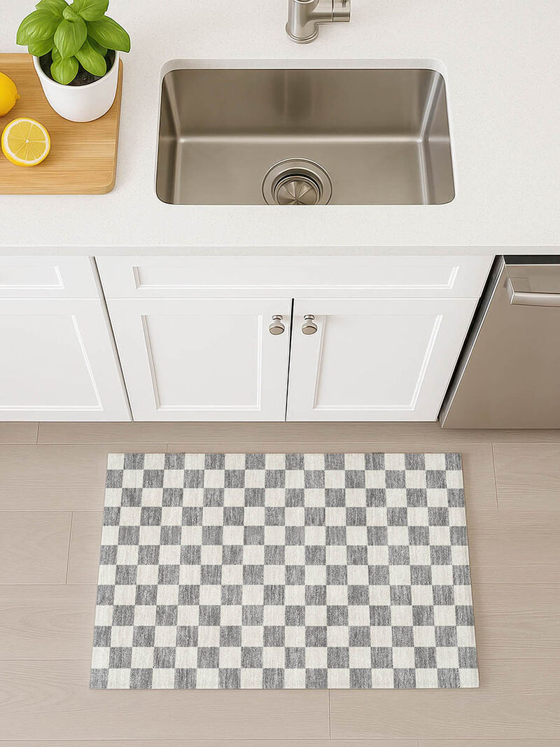 The Reserve TR7 Gray 20" x 30" Rug