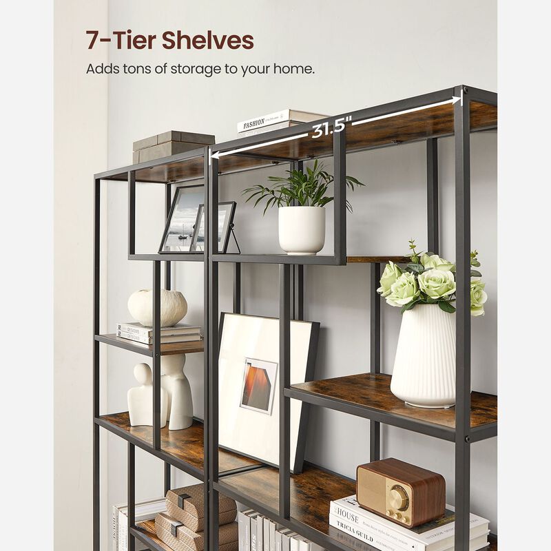 Hivvago 6-Tier Bookshelf