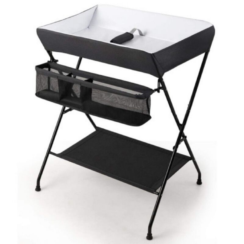 Portable Infant Changing Station Baby Diaper Table with Safety Belt