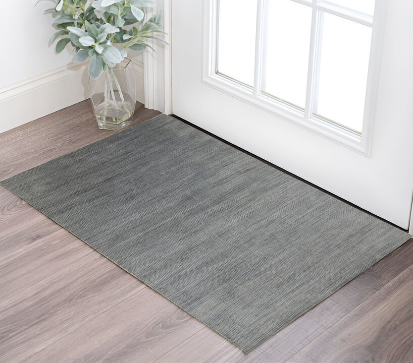 HomeRoots Oriental Hand Woven Area Rug With Fringe