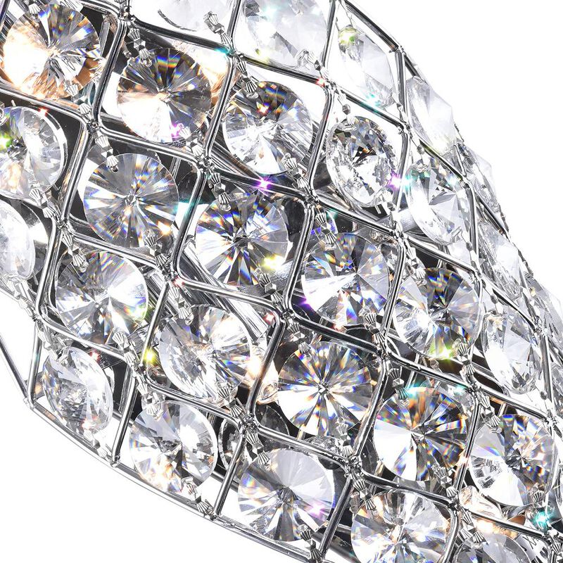 Chique 4 Light Wall Light With Chrome Finish