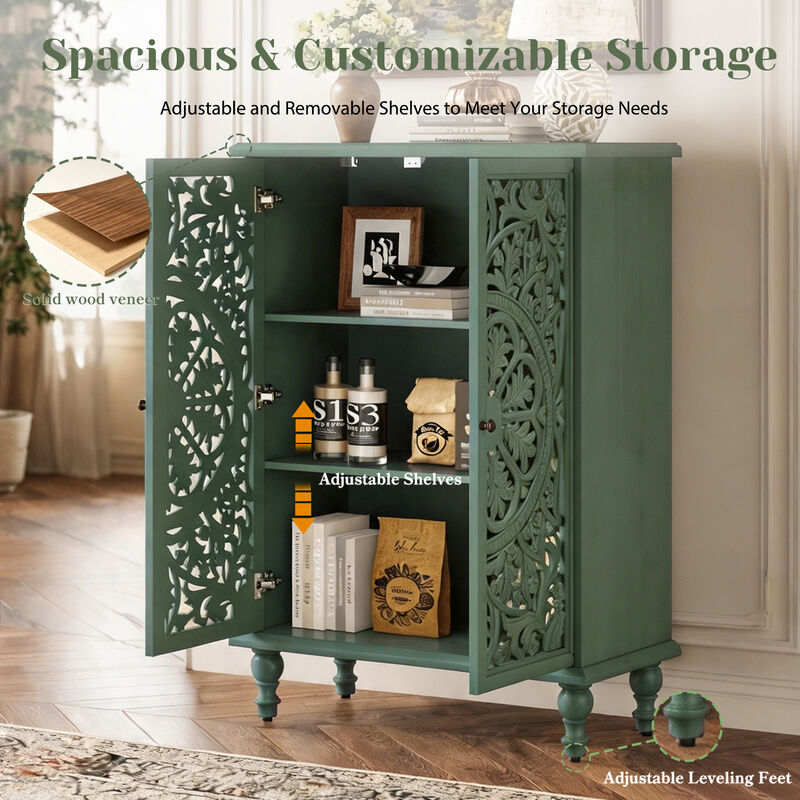 Zuggo 47" Tall Accent Cabinet image number 4