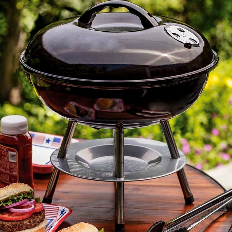 Better Chef Portable 14 in. Charcoal Barbecue Grill