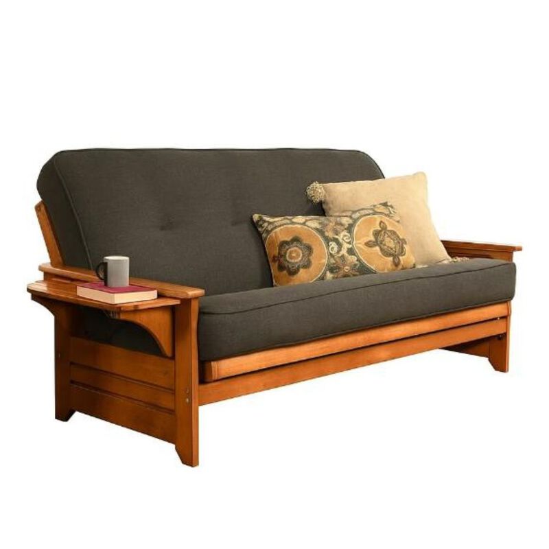 Phoenix Frame-Barbados Finish-Linen Charcoal Mattress