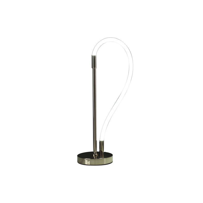 HomeRoots 21" Gold Bedside Led Table Lamp image number 0