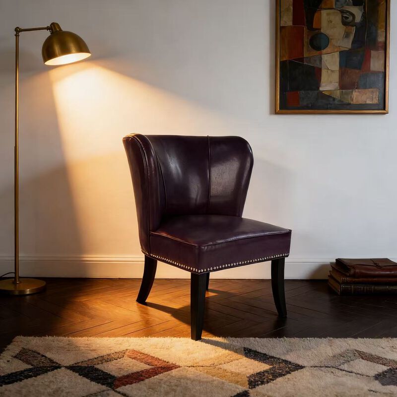 Zisnig PU Leather Accent Chair image number 4