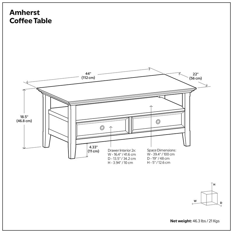 Amherst Coffee Table image number 9