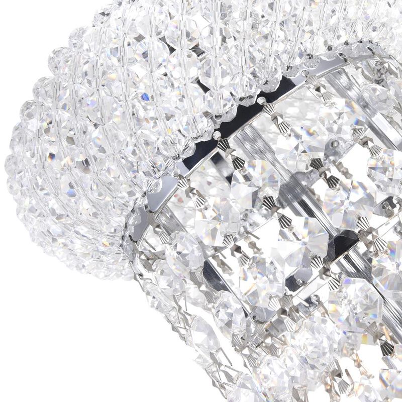 Empire 8 Light Floor Lamp With Chrome Finish